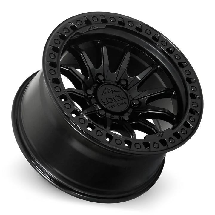 LOCK OFFROAD（ロックオフロード）TRAIL マットブラック/グロスブラックリング 17インチアルミホイール 17x9J 6H 139.7 +01 トヨタ FJ FJクルーザー/タコマ_2