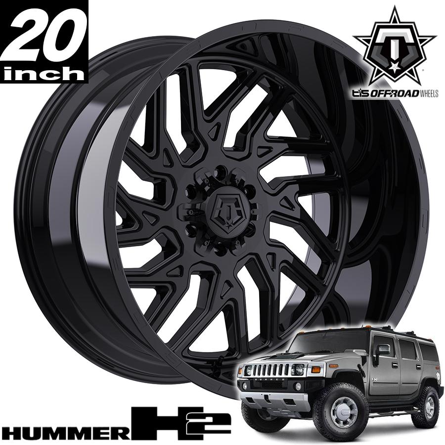 TIS OFFROAD 544GB グロスブラック 20インチアルミホイール 20x10 8H