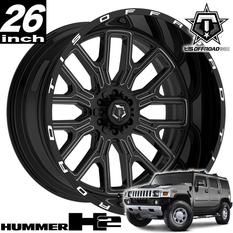 TIS OFFROAD 560BM グロスブラックミルド 26インチアルミホイール