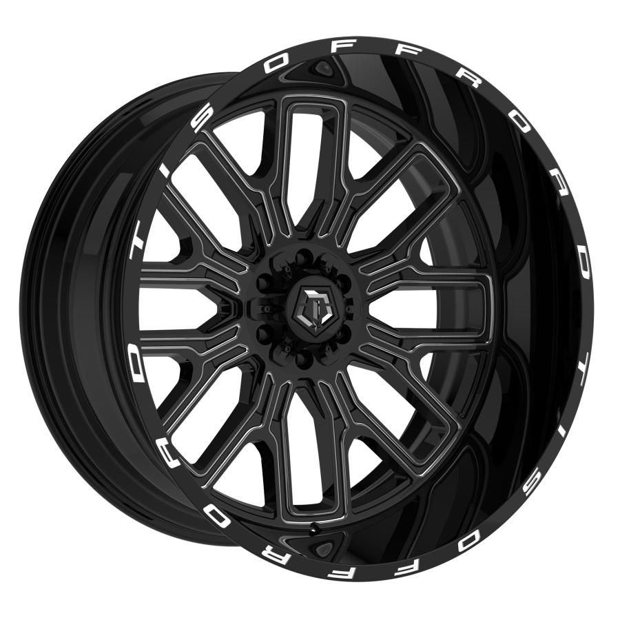 TIS OFFROAD 560BM グロスブラックミルド 26インチアルミホイール