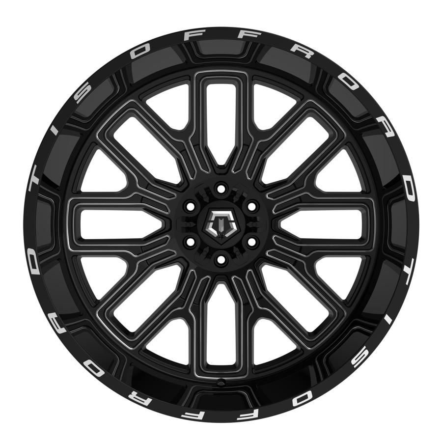 TIS OFFROAD 560BM グロスブラックミルド 26インチアルミホイール