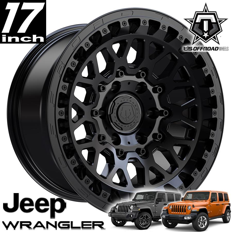 TIS OFFROAD 555SB サテンブラック 17インチアルミホイール 17x9 5H