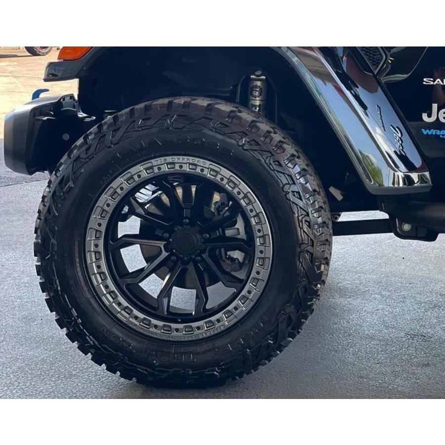 TIS OFFROAD 556BA サテンブラック/ガンメタリング 20インチアルミ