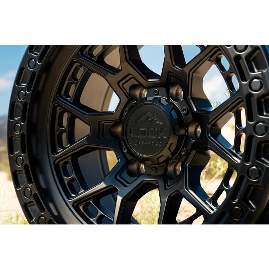 JL/JKラングラー用17インチ マットブラック ホイール BLACK RHINO OVERLAND（オーバーランド）マットブラック 17インチ
