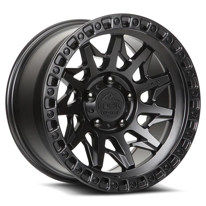 LOCK OFFROAD（ロックオフロード）LUNATIC マットブラック 17インチ