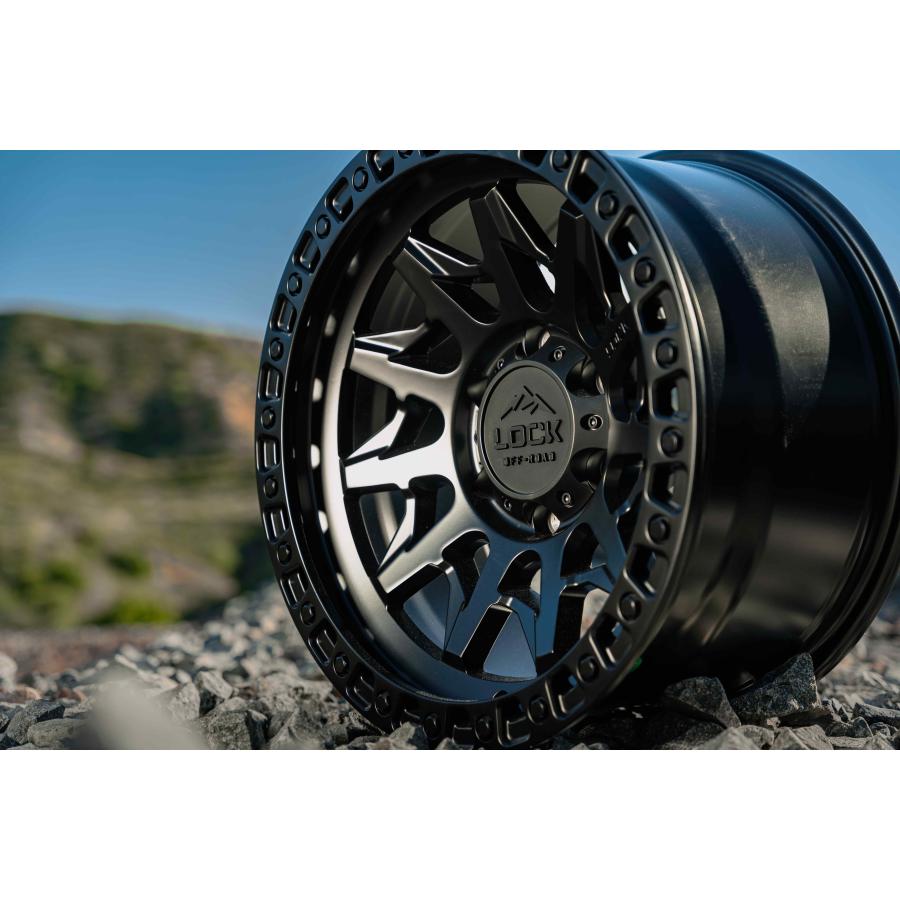 LOCK OFFROAD（ロックオフロード）LUNATIC マットブラック 17インチ