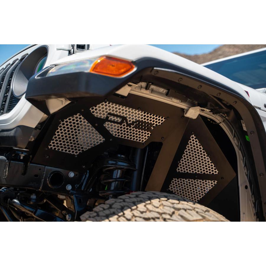 DV8 OFFROAD フロントインナーフェンダー 左右セット アルミ製