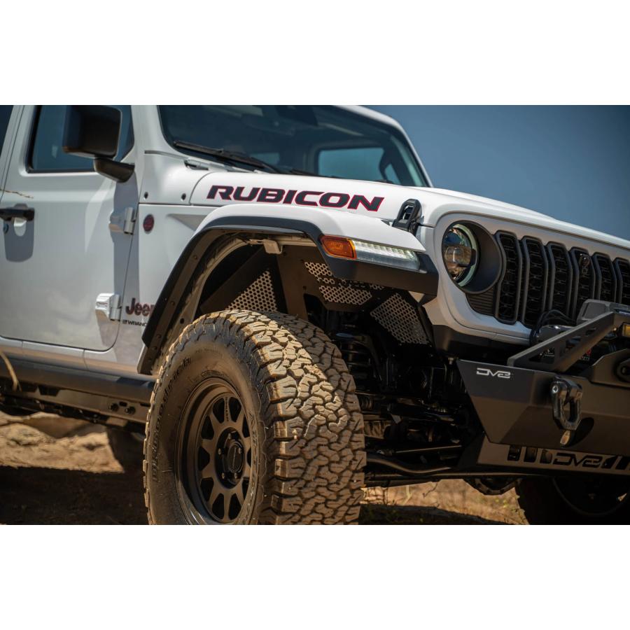 DV8 OFFROAD フロントインナーフェンダー 左右セット アルミ製