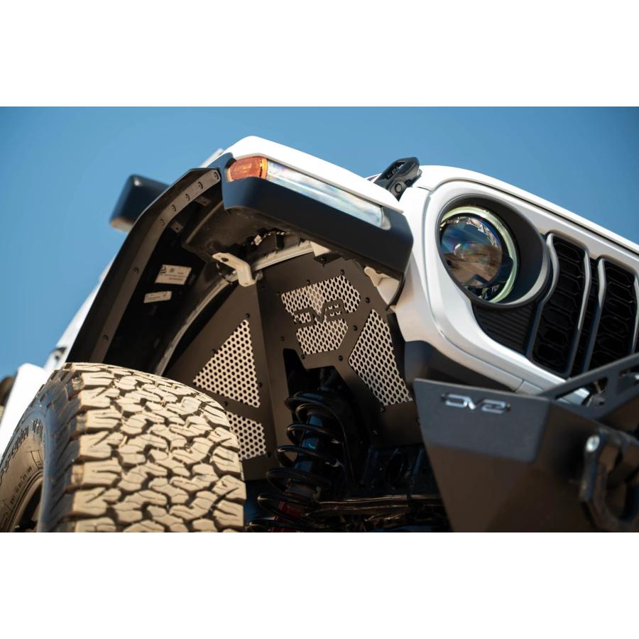 DV8 OFFROAD フロントインナーフェンダー 左右セット アルミ製