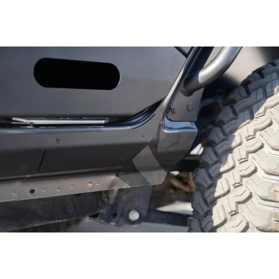 DV8 OFFROAD ロックスキン 左右セット ブラック 2018年〜 ジープ JL