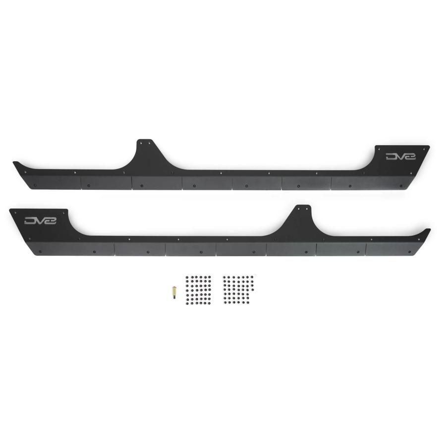 DV8 OFFROAD 正規品 ロックスキン ロックガード　ラングラーjl DV8 OFFROAD ロックスキン 左右セット ブラック 2018年〜 ジープ JL