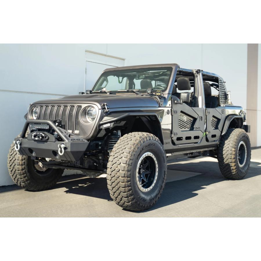 DV8 OFFROAD 正規品 ロックスキン ロックガード　ラングラーjl DV8 OFFROAD ロックスキン 左右セット ブラック 2018年〜 ジープ JL