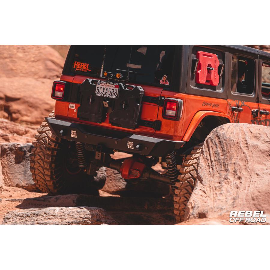 ★値下げ★JLラングラー レベルオフロード　バックパックス一式 REBEL OFFROAD ( レベルオフロード ) BAK-PAX スペアタイヤデリート