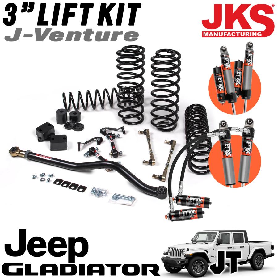 JKS MFG 3インチアップリフトアップキット FOX 2.5 ELITE