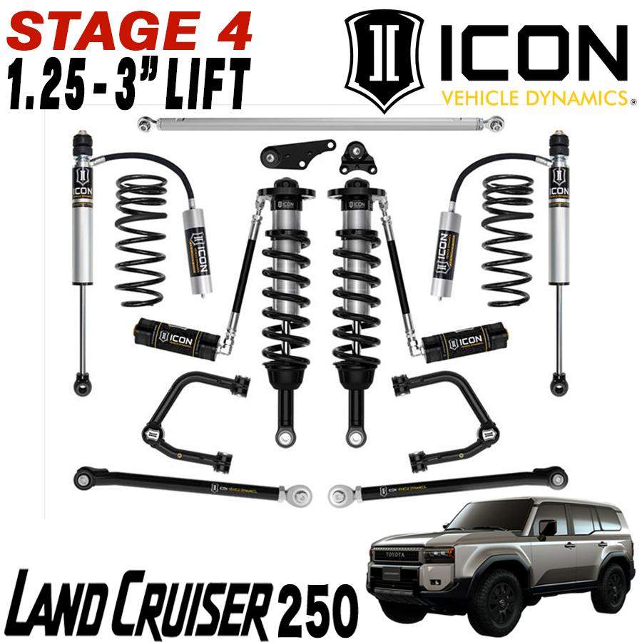 ICON DYNAMICS ( アイコン ) STAGE4 1.25〜3インチリフトアップキット