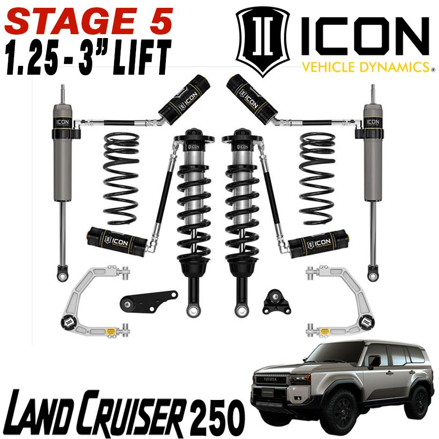 ICON DYNAMICS ( アイコン ) STAGE5 1.25〜3インチリフトアップキット