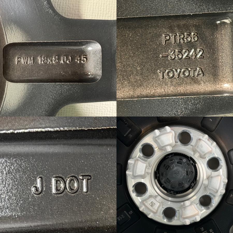 ランクル250 USトヨタ純正18インチアルミホイール (TRDセンター