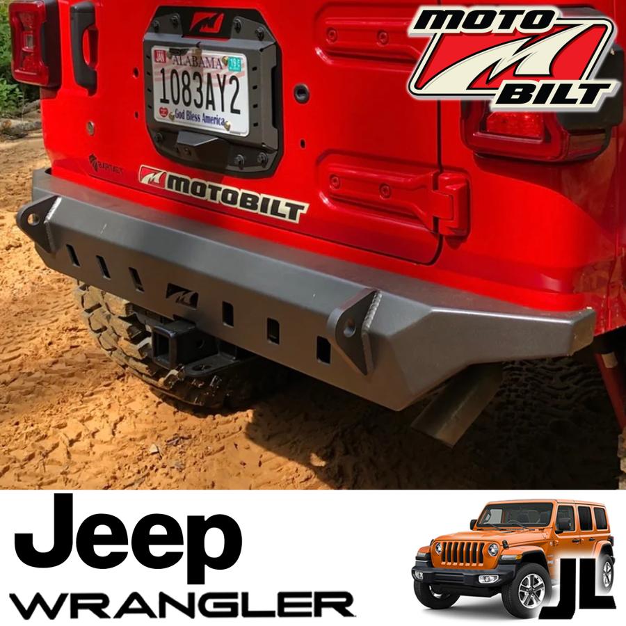 Jeep ラングラー用 リアバンパー中古 MOTOBILT(モトビルト） クラッシャー リアバンパー ( スペアタイヤ無し