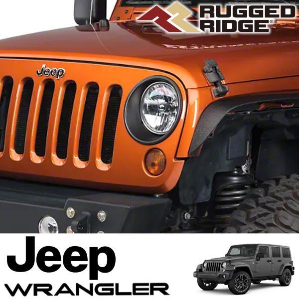 RUGGED RIDGE ヘッドライトベゼルキット 左右セット 0718y ジープ JKラングラー 12419.25 mkr