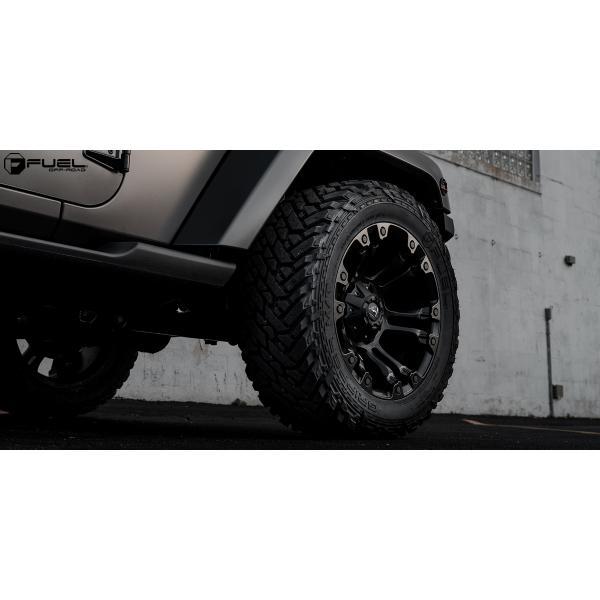 FUEL OFFROAD  VAPOR (ベイパー) D560 マットブラック 22インチアルミホイール  03-08 HUMMER H2 ハマー H2 オーバーフェンダーサイズ｜ultimatecorp｜12