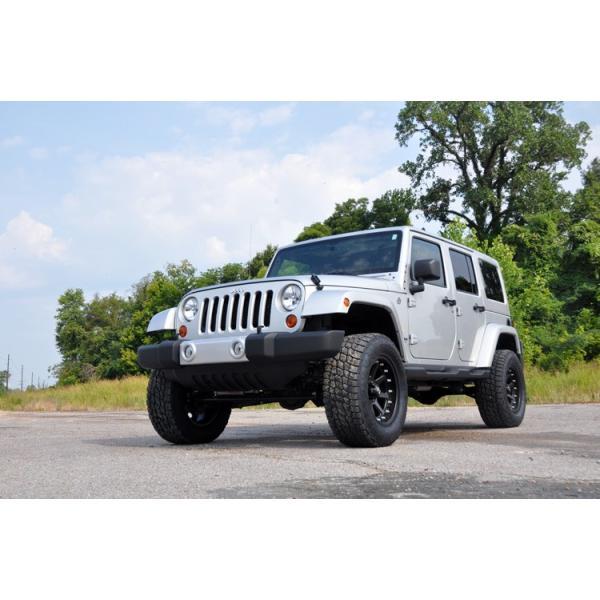 ROUGH COUNTRY 3.25インチ サスペンションリフトアップキット V2 MONOTUBEショック付（07-18y JEEP JKラングラー アンリミテッド 4DR）_2