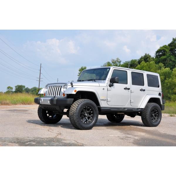 ROUGH COUNTRY 3.25インチ サスペンションリフトアップキット V2 MONOTUBEショック付（07-18y JEEP JKラングラー アンリミテッド 4DR）_3