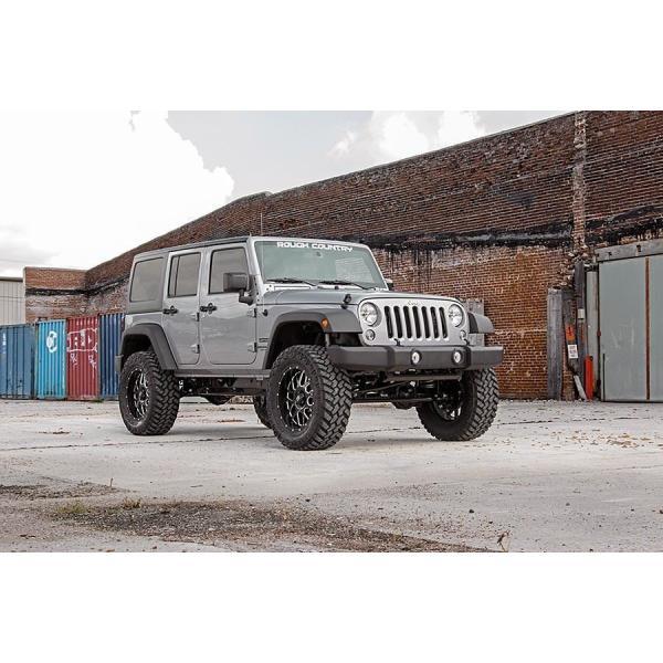 ROUGH COUNTRY 4インチ サスペンションリフトアップキット VERTEX RESERVOIRショック付（07-18y JEEP JKラングラー アンリミテッド 4DR）_2