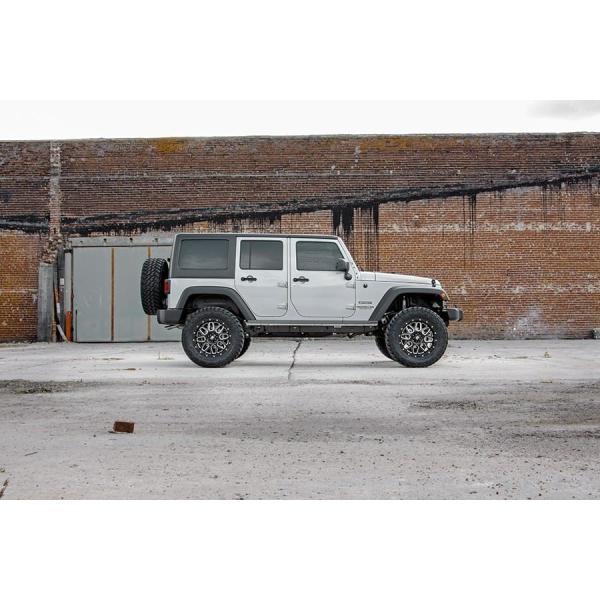 ROUGH COUNTRY 4インチ サスペンションリフトアップキット VERTEX RESERVOIRショック付（07-18y JEEP JKラングラー アンリミテッド 4DR）_3