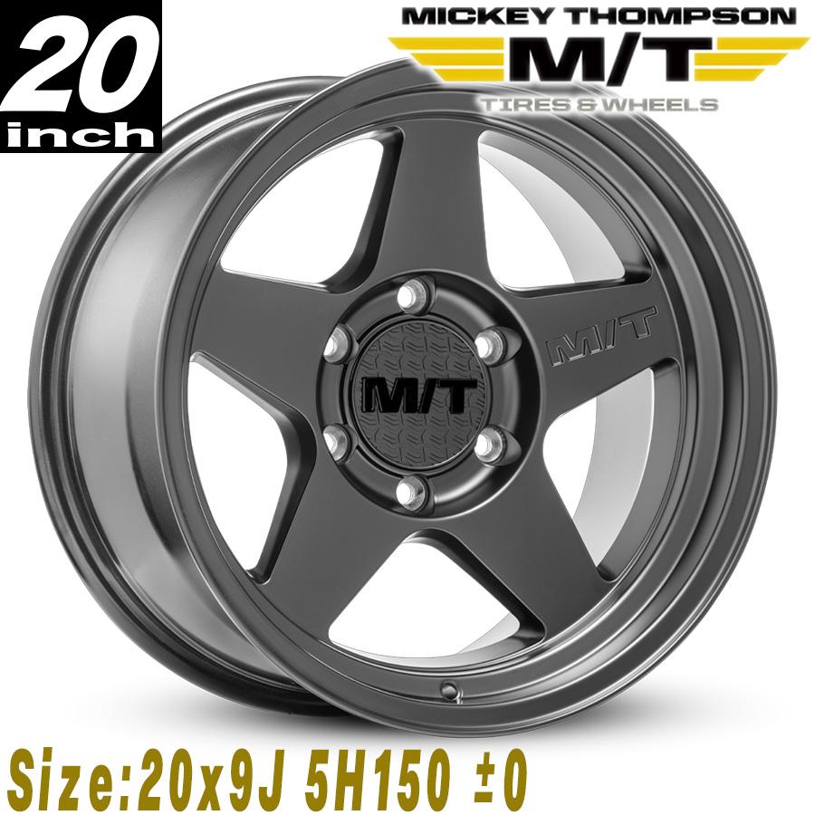 ミッキートンプソンのタイヤホイルセット5本 MICKEY THOMPSON (ミッキートンプソン) OPEN 5 SATIN BLACK オープン5