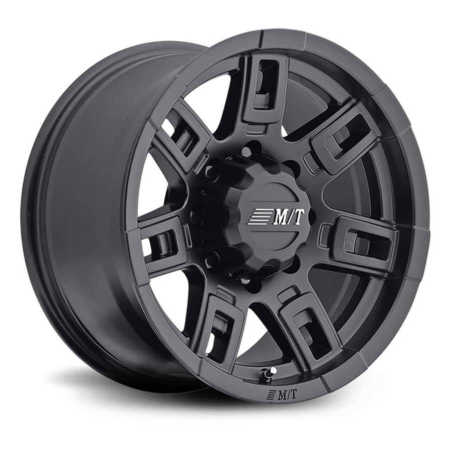 MICKEY THOMPSON (ミッキートンプソン) SIDEBITER II SATIN BLACK サイドビターII サテンブラック 16インチアルミホイール 16x8J 6H 139.7 ±0 ランクル80/70/60 |  | 01