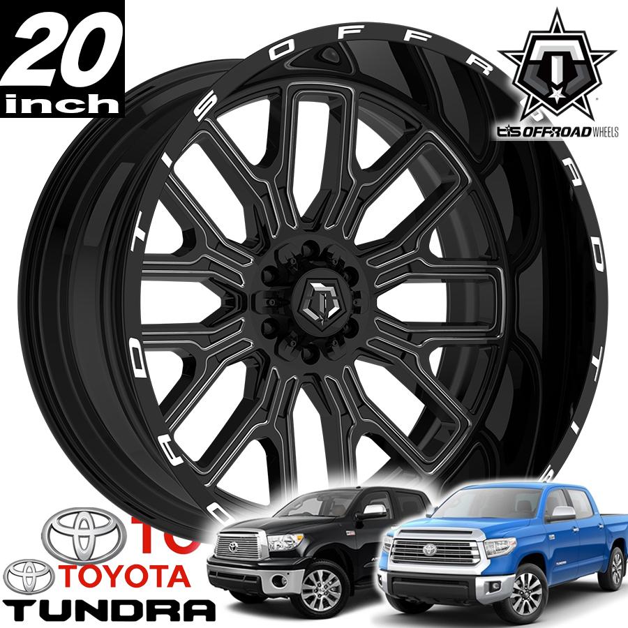 TIS OFFROAD 560BM グロスブラックミルド 20インチアルミホイール