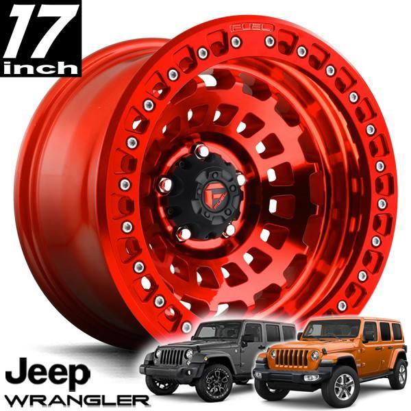 FUEL Off-Road 33インチ タイヤホイールセット FUEL OFFROAD ZEPHYR BEADLOCK（ゼファー）D100 キャンディレッド 17