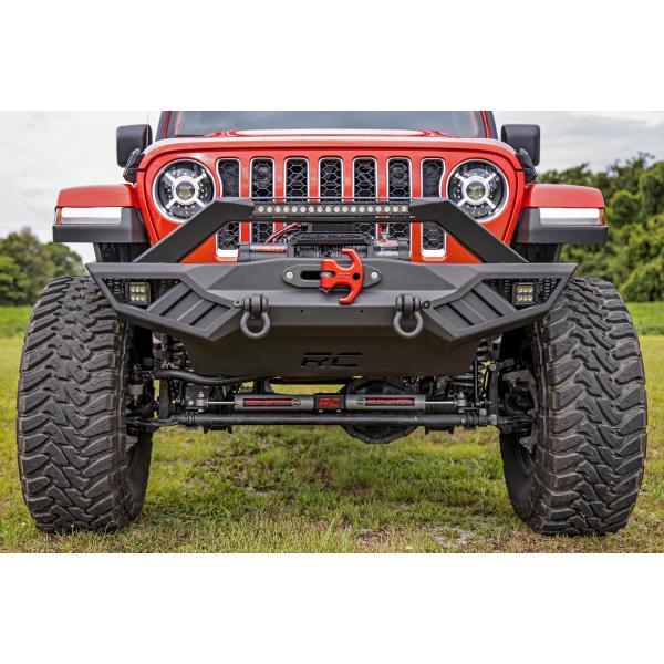 ROUGH COUNTRY LEDライトバー＆2インチ角型LEDフォグ付きフロント