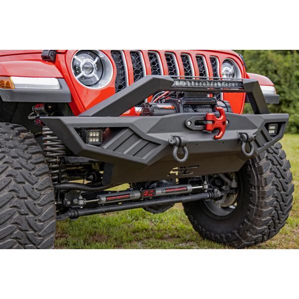ROUGH COUNTRY LEDライトバー＆2インチ角型LEDフォグ付きフロント