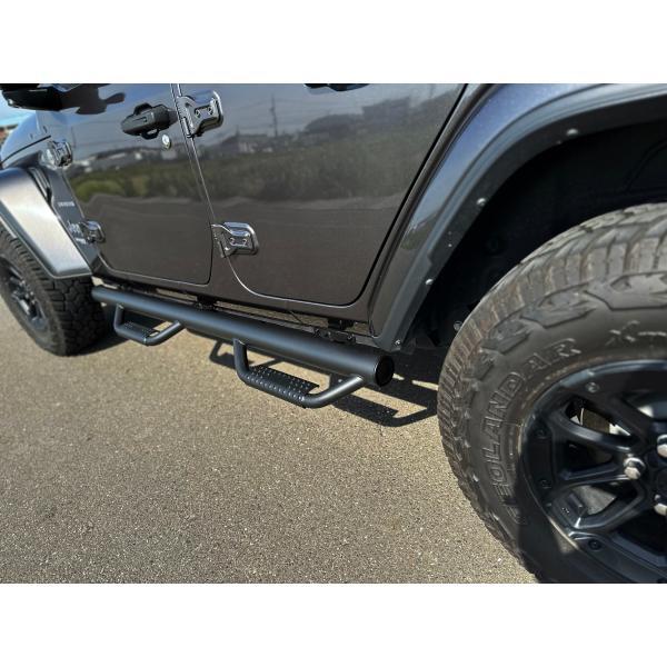 ULTIMATE製 ブラックサイドステップ ナーフステップ 18- JEEP JL ULTIMATE製 ブラックサイドステップ ナーフステップ 18- JEEP JL