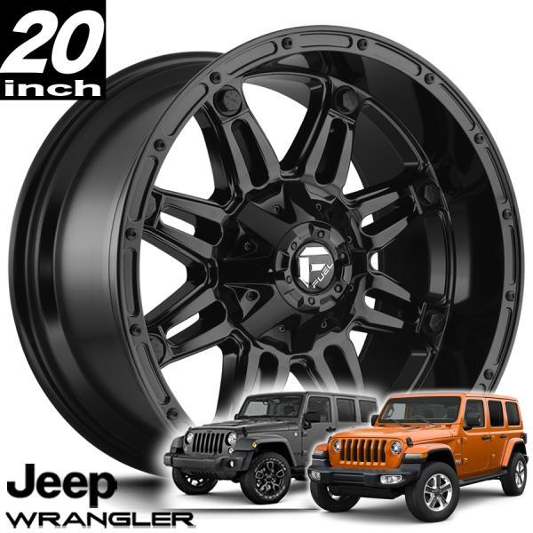FUEL OFFROAD HOSTAGE（ホステージ）D625 グロスブラック 20インチアルミホイール JKラングラー/JLラングラー/JT