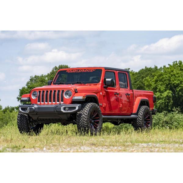 ROUGH COUNTRY (ラフカントリー) 2.5インチリフトアップキット ( V2 MONOTUBEショック付き ) 2020y- JEEP JT グラディエーター 4WD_2