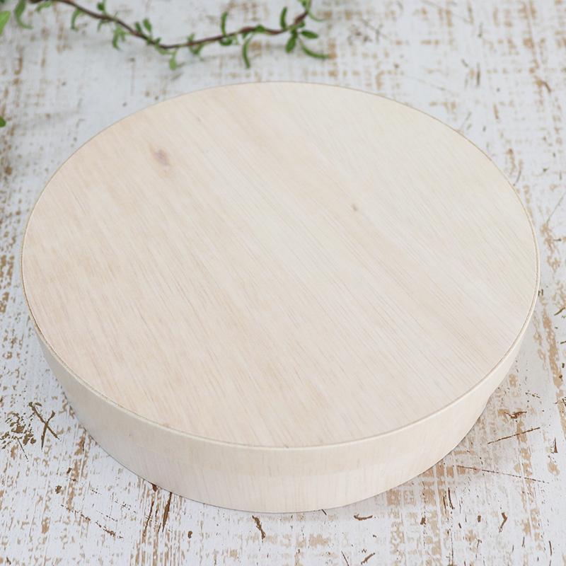 木製 薄板 容器 ファルカタ  エコウッド FLR-02B 165φ×40h 300個セット 業務用 大容量 パッケージの画像