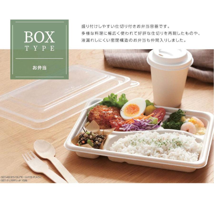 バガス 再生紙製容器 SBT おかずトレイ 181×181×35ｍｍ 600枚セット お弁当容器 弁当 業務用 大容量 （メーカー直送品）の画像