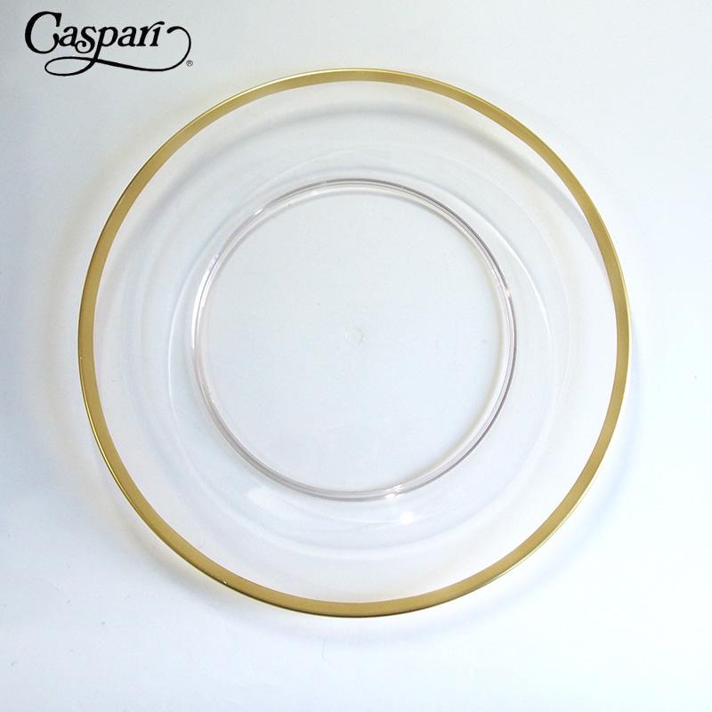 アンダープレート 敷皿 敷膳 大皿 カスパリ アクリルチャージャー