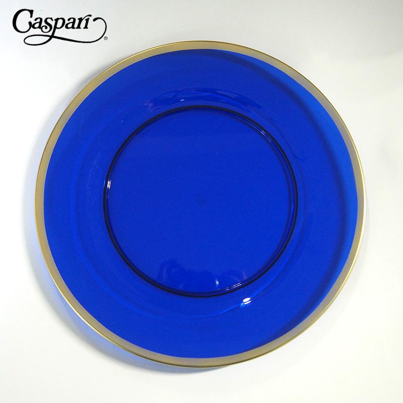 チャージャープレート アンダープレート ブルー 31cm caspari カスパリ