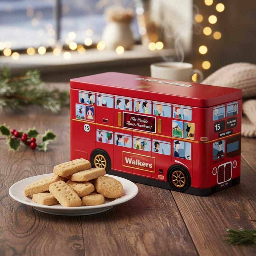 Walkers walker デザイン 缶 お菓子 詰め合わせ ウォーカー ロンドン