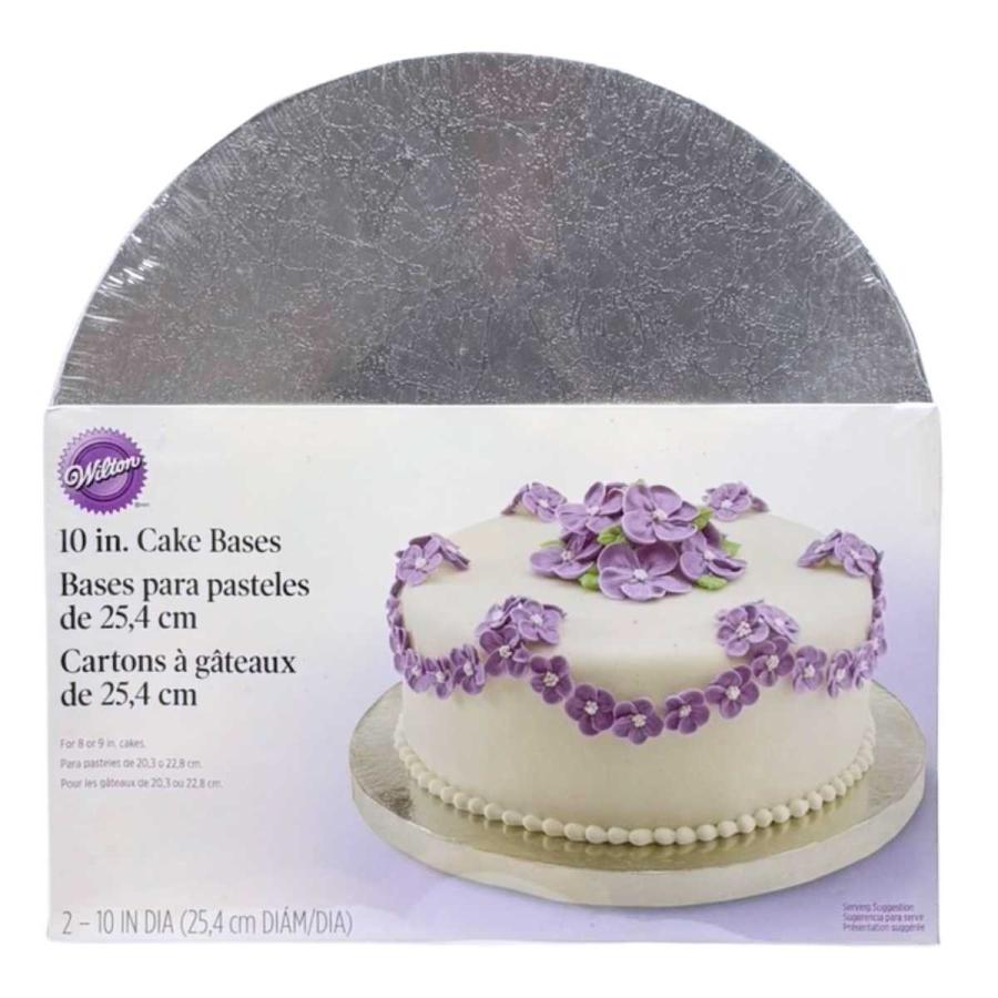 Wilton（ウィルトン） 10インチ 25.4cm シルバーケーキベース Silver