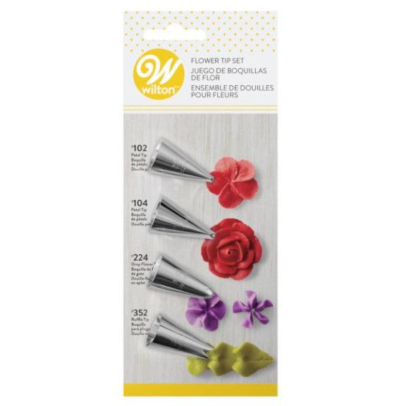 Wilton（ウィルトン） チップセット フラワー＆リーフ（口金 セット