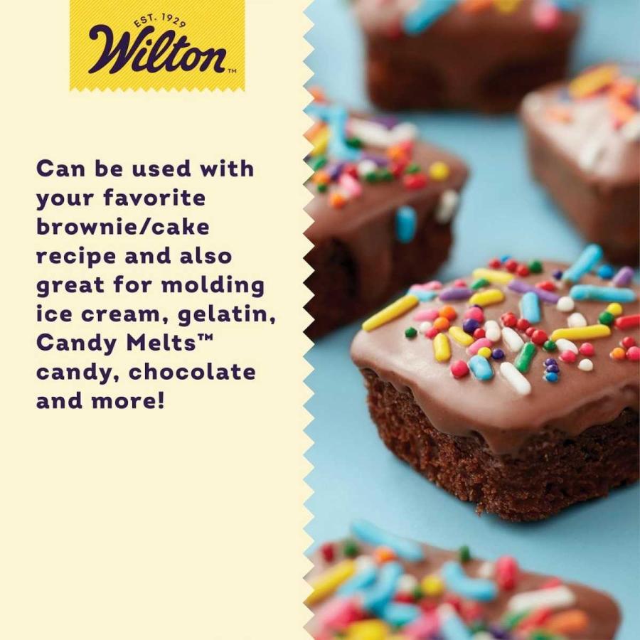 WILTON (ウィルトン) BiteSize ブラウニースクエア 24Cav シリコン 型