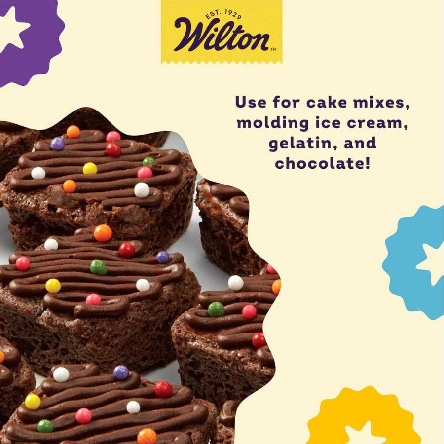 WILTON (ウィルトン) BiteSize ブラウニースクエア 24Cav シリコン 型