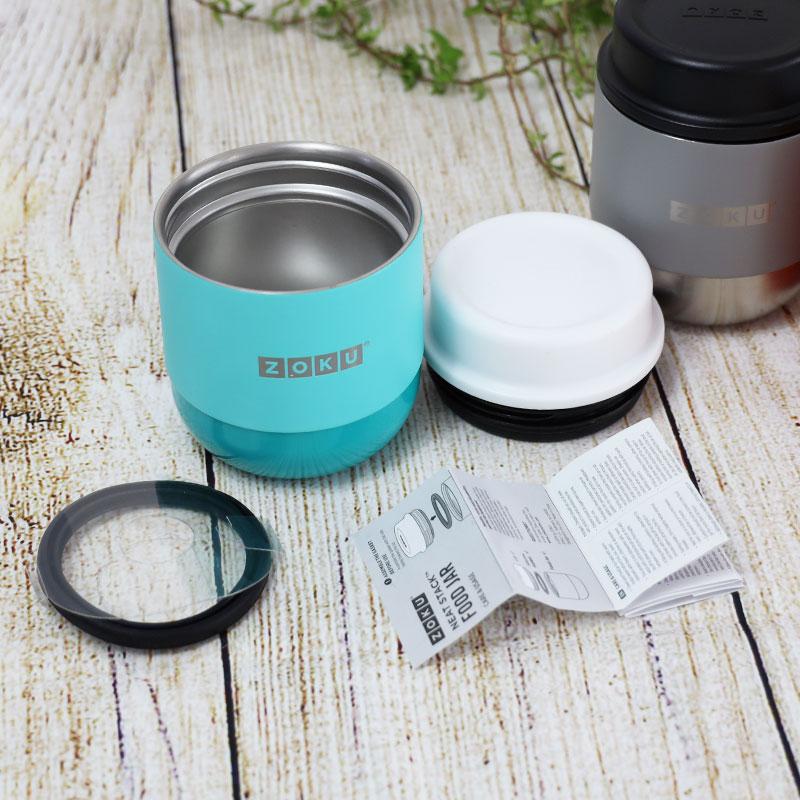 ZOKU ゾク ステンレス フードジャー 296ml ティール(ブルー） オレンジ