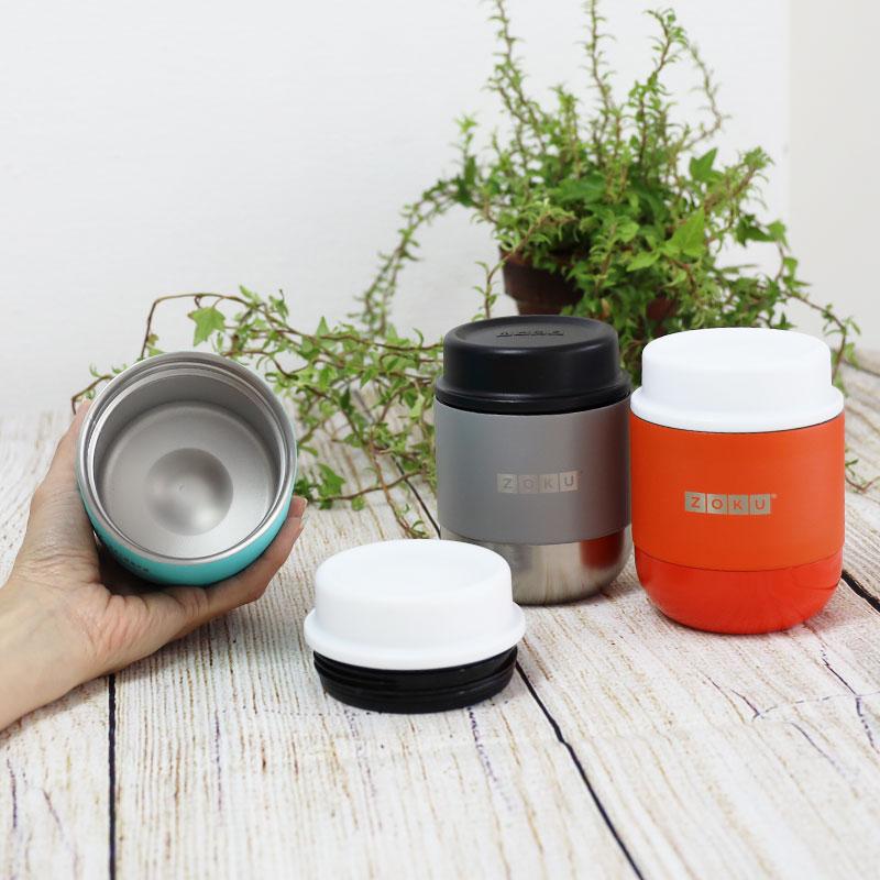 ZOKU ゾク ステンレス フードジャー 296ml ティール(ブルー） オレンジ
