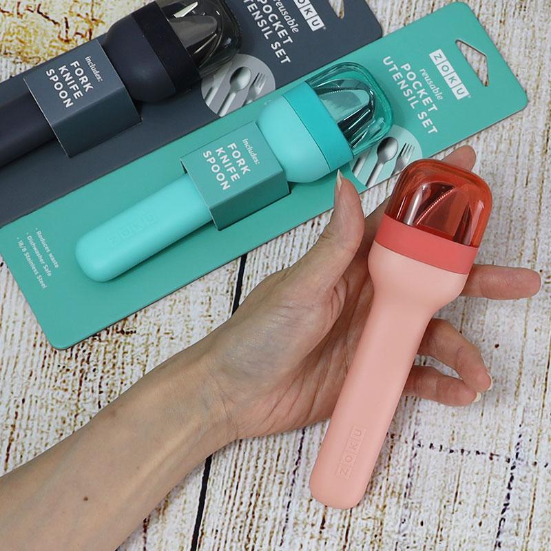 ZOKU ゾク ポケット ユーテンシルセット 携帯用スプーン、フォーク