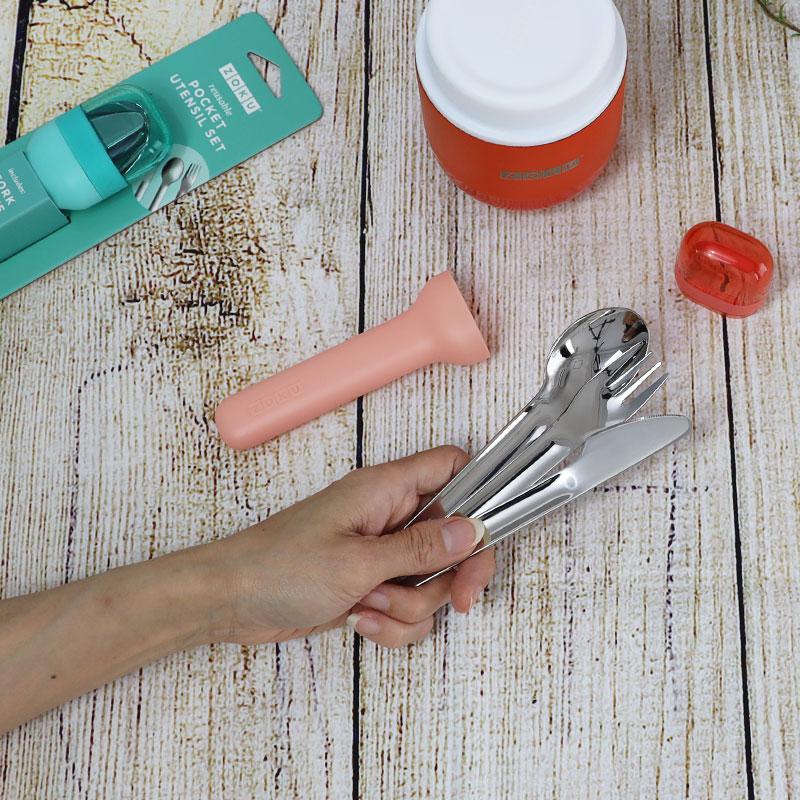 ZOKU ゾク ポケット ユーテンシルセット 携帯用スプーン、フォーク